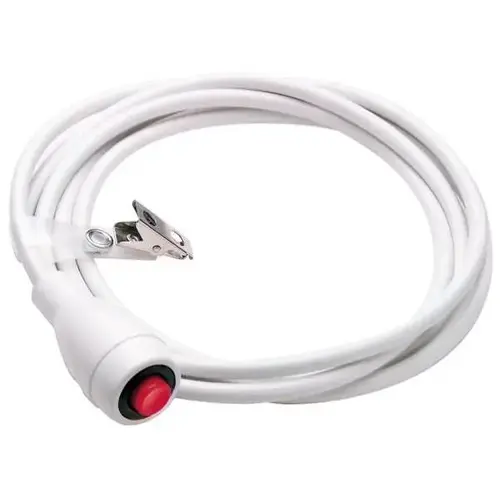 Nurse Call Econocall 7 ft Cord, 1/4 Inch Phone Plug, White Nurse Call Econocall 7 ft Cord, 1/4 Inch Phone Plug, White