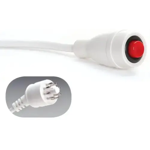 7 Ft Ektacom 8-Pin Plug Econocall Nurse Call (White) 7 Ft Ektacom 8-Pin Plug Econocall Nurse Call (White)