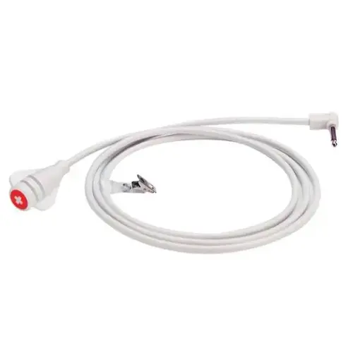 2-Conductor 1/4 In Phone Plug Nurse Cleancall Cord (White) 2-Conductor 1/4 In Phone Plug Nurse Cleancall Cord (White)