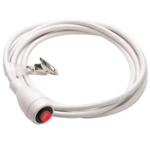 Nurse Call Econocall 10 ft Cord, 1/4 Inch Phone Plug, White Nurse Call Econocall 10 ft Cord, 1/4 Inch Phone Plug, White