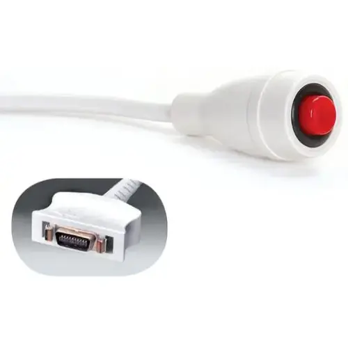 10 Ft Hill-Rom 20-Pin Plug Econocall Nurse Call (White) 10 Ft Hill-Rom 20-Pin Plug Econocall Nurse Call (White)