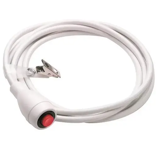 Nurse Call Econocall 20 ft Cord, 1/4 Inch Phone Plug, White Nurse Call Econocall 20 ft Cord, 1/4 Inch Phone Plug, White