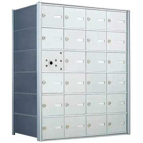 1400 Horizontal Mailbox -23 Compartments, Aluminum 1400 Horizontal Mailbox -23 Compartments, Aluminum