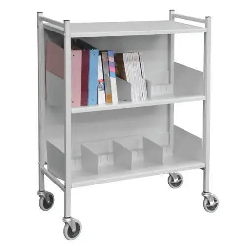 Light Grey Versa Open Style Moble Rack With Two Shelves Light Grey Versa Open Style Moble Rack With Two Shelves