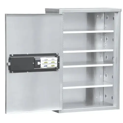 Stainless Narcotic Cabinet With Compx Audit Lock Stainless Narcotic Cabinet With Compx Audit Lock