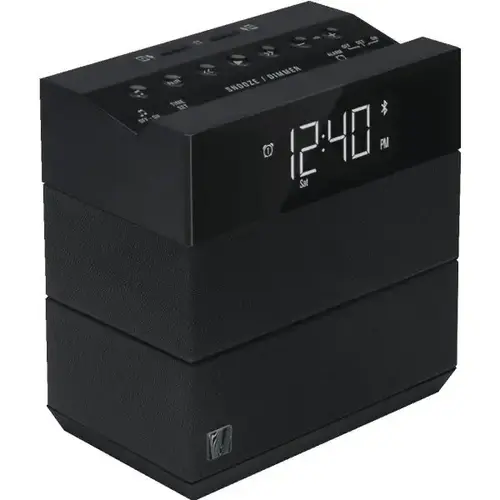 Sound Rise Hotel Radio Alarm Clock Black Sound Rise Hotel Radio Alarm Clock Black