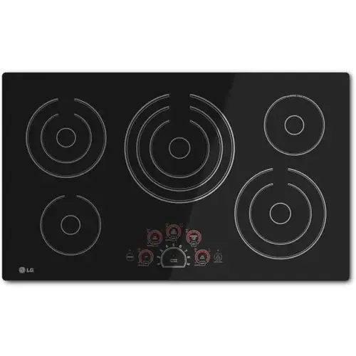 36-In. Electric Radiant Cooktop With Smoothtouch Controls 36-In. Electric Radiant Cooktop With Smoothtouch Controls
