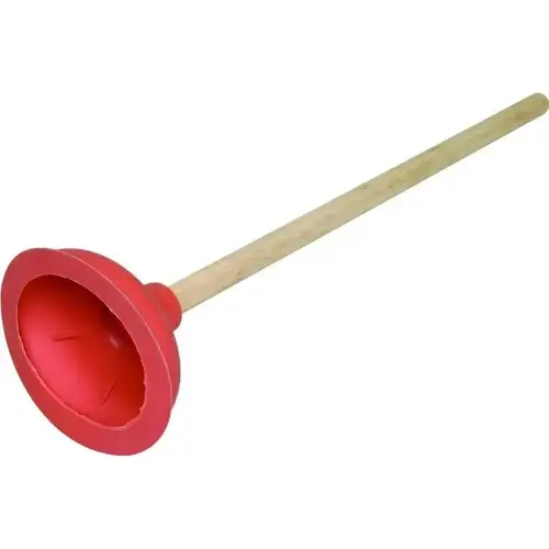 Plunger 6 In. Red Rubber Plunger 6 In. Red Rubber