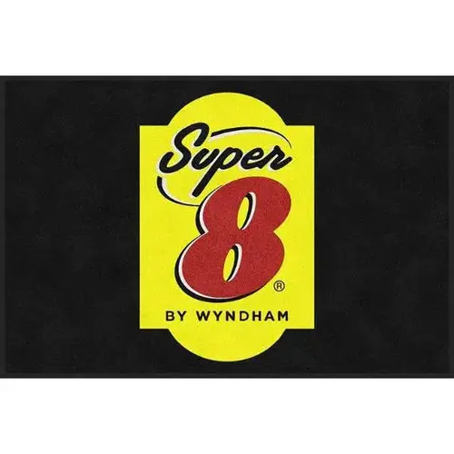 Super 8 Classic Impressions Hd Logo Carpeted Entrance Mat, 4 ft X 6 ft Super 8 Classic Impressions Hd Logo Carpeted Entrance Mat, 4 ft X 6 ft