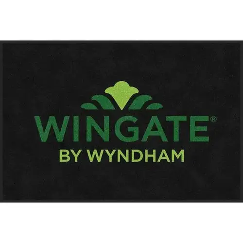 4 X 6 Ft. Wingate Hd Logo Carpeted Mat 4 X 6 Ft. Wingate Hd Logo Carpeted Mat