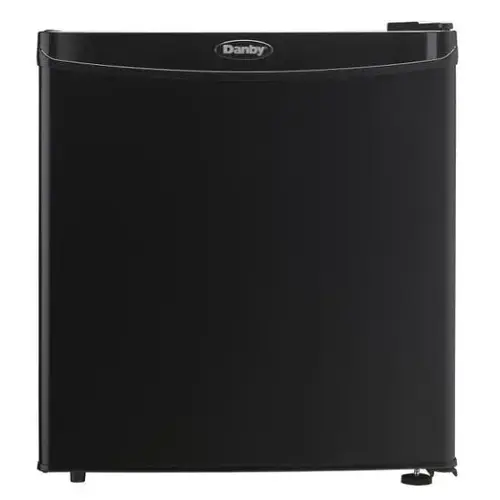 Danby 1.6-Cu Ft Black Compact Refrigerator, DAR016A1BDB Danby 1.6-Cu Ft Black Compact Refrigerator, DAR016A1BDB