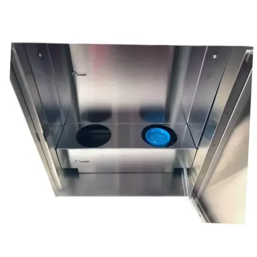 Pass-Thru Cabinet Privacy Shield For Cabinets 181785/181786, Stainless Pass-Thru Cabinet Privacy Shield For Cabinets 181785/181786, Stainless