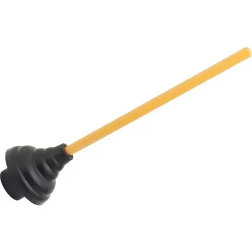 Plunger 6 In. Black Rubber Heavy-Duty Plunger 6 In. Black Rubber Heavy-Duty