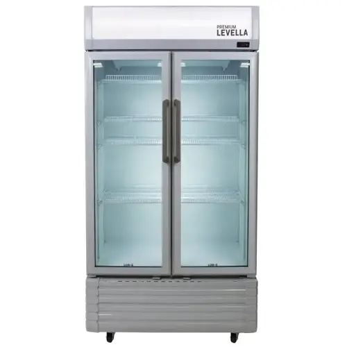 21.0 Cu Ft 2-Glass Door Commercial Refrigerator Beverage Cooler 21.0 Cu Ft 2-Glass Door Commercial Refrigerator Beverage Cooler