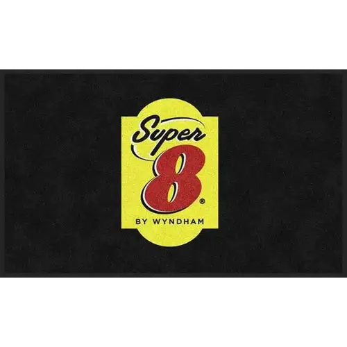 Super 8 Classic Impressions Carpeted Entrance Logo Mat, 3 ft X 5 ft Super 8 Classic Impressions Carpeted Entrance Logo Mat, 3 ft X 5 ft