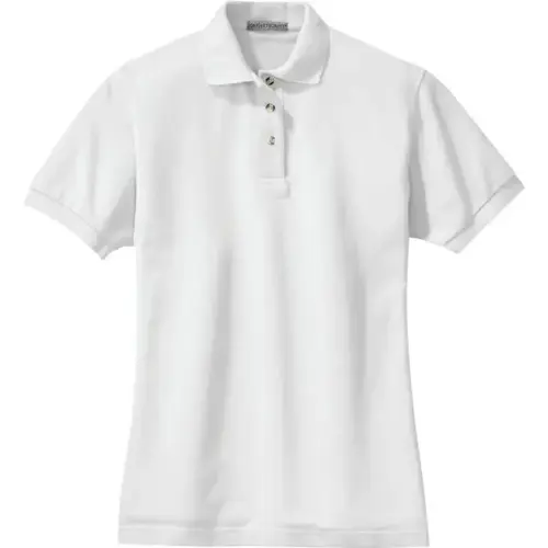 Port Authority Women's Custom Heavyweight Cotton Pique Polo Shirt Port Authority Women's Custom Heavyweight Cotton Pique Polo Shirt