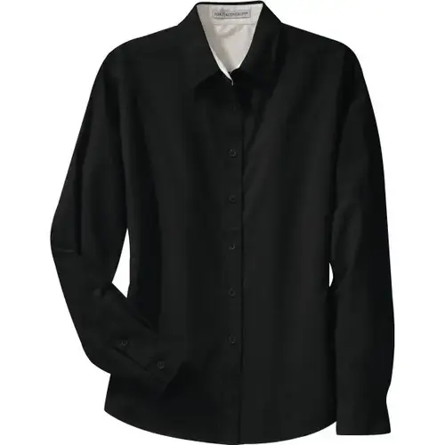 Port Authority Women'S Custom Easy Care Long Sleeve Dress Shirt Port Authority Women'S Custom Easy Care Long Sleeve Dress Shirt