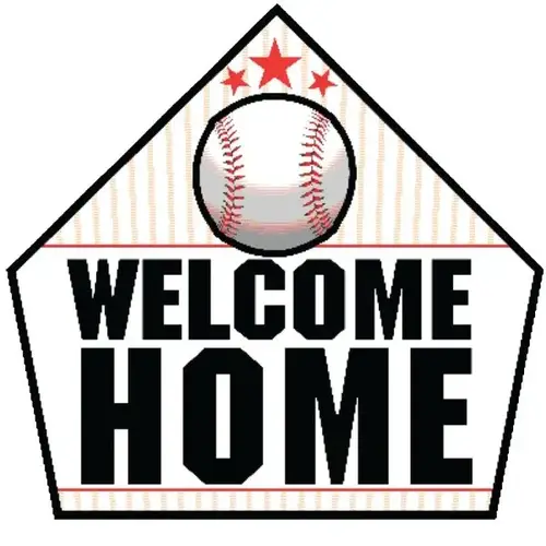 Coroplast Semi-Custom Yard Sign, Home Plate, 32 X 32 Coroplast Semi-Custom Yard Sign, Home Plate, 32 X 32