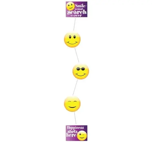 Lead In Series Yard Sign Kit, Smiley Face, 24 X 18 Lead In Series Yard Sign Kit, Smiley Face, 24 X 18