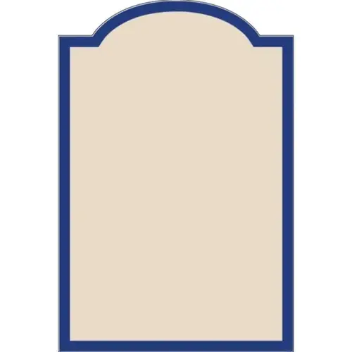 Custom Dimensional Sign, Arched Top, Smooth Finish, 24" X 36" Custom Dimensional Sign, Arched Top, Smooth Finish, 24" X 36"
