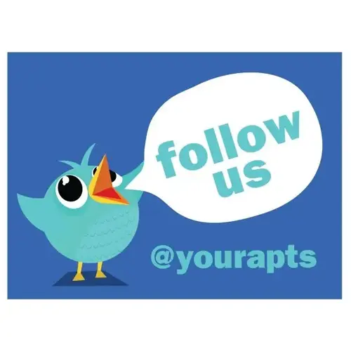 Coroplast Semi-Custom Yard Sign, Social Tweet, 24 X 18 Coroplast Semi-Custom Yard Sign, Social Tweet, 24 X 18