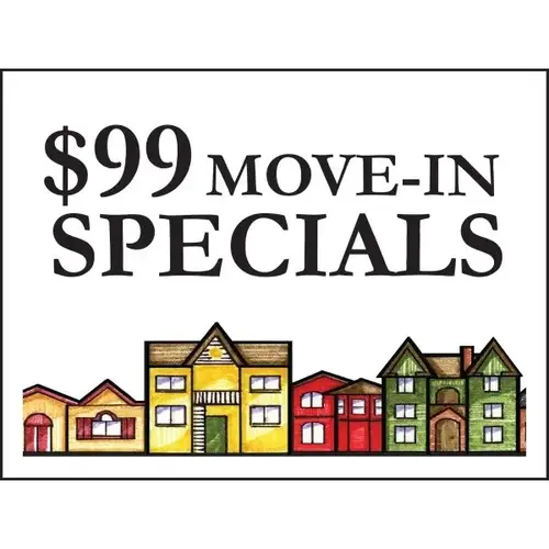 Coroplast Semi-Custom Yard Sign, Houses, 24 X 18 Coroplast Semi-Custom Yard Sign, Houses, 24 X 18