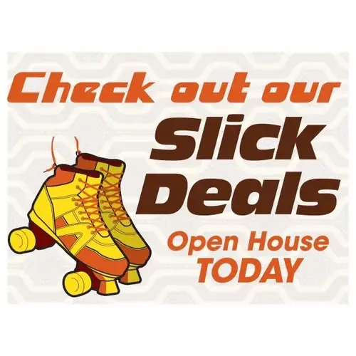 Coroplast Semi-Custom Yard Sign, Skates, 24 X 18 Coroplast Semi-Custom Yard Sign, Skates, 24 X 18