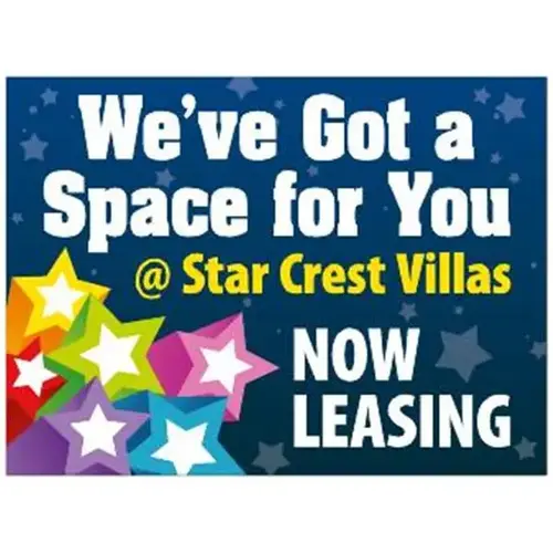 Coroplast Semi-Custom 2-Sided Reflective Sign, All Star Special, 24 X 18 Coroplast Semi-Custom 2-Sided Reflective Sign, All Star Special, 24 X 18