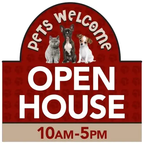 Coroplast Semi-Custom Yard Sign, Furry Pets, 32 X 32 Coroplast Semi-Custom Yard Sign, Furry Pets, 32 X 32