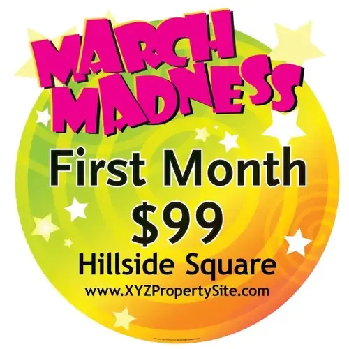 Coroplast Semi-Custom Yard Sign, Move In/Yellow, 32 X 32 Coroplast Semi-Custom Yard Sign, Move In/Yellow, 32 X 32