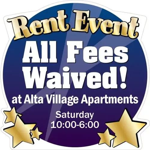 Coroplast Semi-Custom Yard Sign, Rent Event, 32 X 32 Coroplast Semi-Custom Yard Sign, Rent Event, 32 X 32