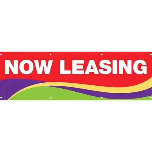 Banner, Swirl, 15 ft X 4 ft Banner, Swirl, 15 ft X 4 ft