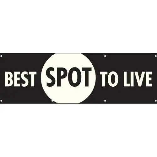 Best Spot Horizontal Banner, 20 ft X 4 ft Best Spot Horizontal Banner, 20 ft X 4 ft