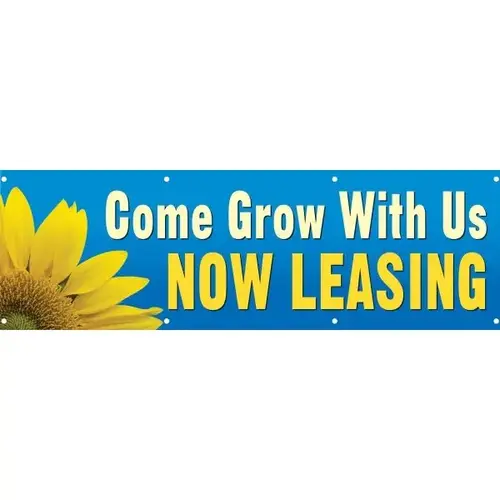 Horizontal Banner, Sunflower Burst, 15 ft X 4 ft Horizontal Banner, Sunflower Burst, 15 ft X 4 ft