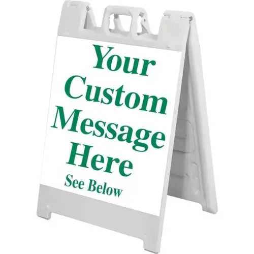 Custom Permanent A Frame Kit, White, 25 X 36 Custom Permanent A Frame Kit, White, 25 X 36