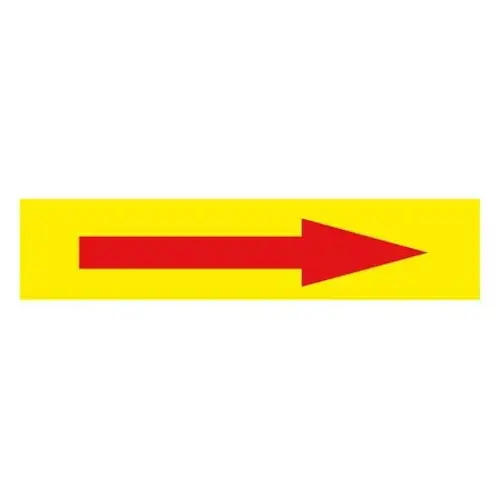 Coroplast Semi-Custom Rider For Amenity Signs, Red And Yellow, 24 X 6 Coroplast Semi-Custom Rider For Amenity Signs, Red And Yellow, 24 X 6