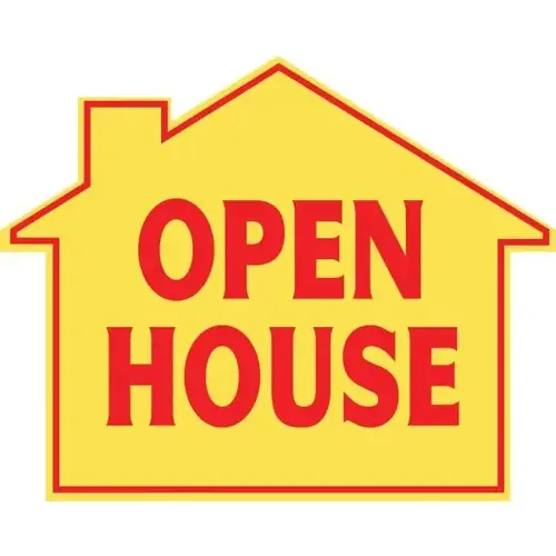 Promotional Open House House Sign, 22-1/2 X 18 Promotional Open House House Sign, 22-1/2 X 18