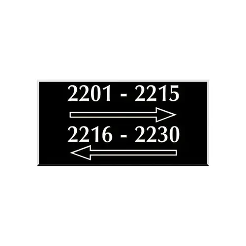 Front Engraved Sign, Black, 8 X 5 Front Engraved Sign, Black, 8 X 5