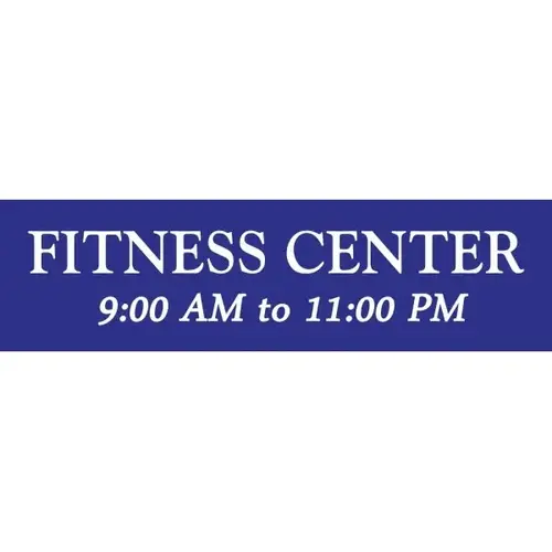 Back Engraved Custom Interior Sign, Blue, 8 X 2 Back Engraved Custom Interior Sign, Blue, 8 X 2
