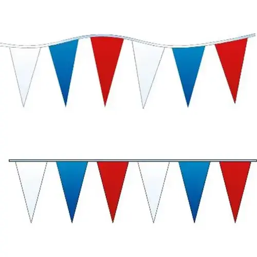 Pennant Strings Economy Banner, Red White And Blue Pennant Strings Economy Banner, Red White And Blue