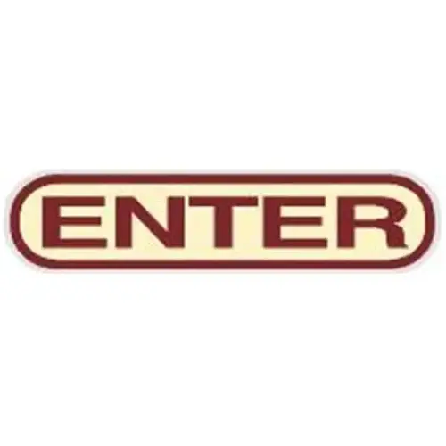 Custom Color Enter Dimensional Sign, 24 X 6-1/2 Custom Color Enter Dimensional Sign, 24 X 6-1/2