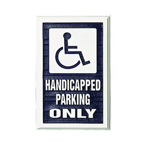 Custom Color Handicapped Parking Only Dimensional Sign, 11 X 17 Custom Color Handicapped Parking Only Dimensional Sign, 11 X 17
