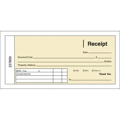 Rent Receipt Book (150-Book) Rent Receipt Book (150-Book)