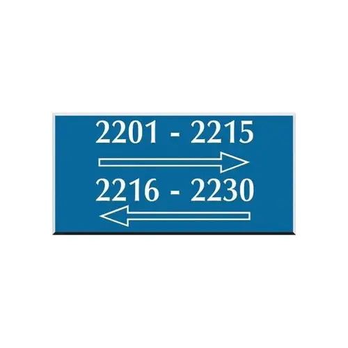 Front Engraved Sign, Blue, 8 X 5 Front Engraved Sign, Blue, 8 X 5