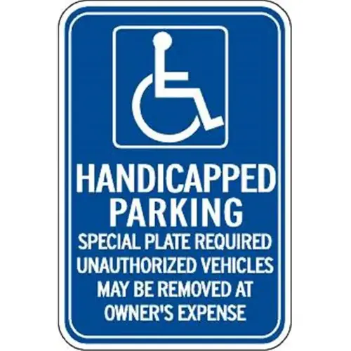 Massachusetts Handicapped Parking Disabled Parking Sign Reflective, 12 X 18" Massachusetts Handicapped Parking Disabled Parking Sign Reflective, 12 X 18"