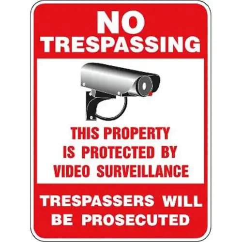 This Property Protected By Video Surveillance Sign Non-Reflective, 18 X 24 This Property Protected By Video Surveillance Sign Non-Reflective, 18 X 24