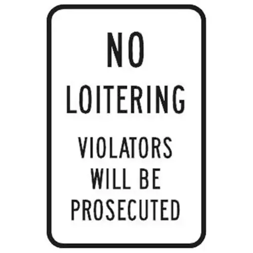Violators Prosecuted Sign, Reflective, 12 X 18 Violators Prosecuted Sign, Reflective, 12 X 18