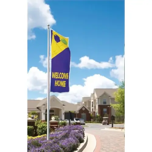 Vertical Welcome Home Flag, Festive, 3 ft X 8 ft Vertical Welcome Home Flag, Festive, 3 ft X 8 ft
