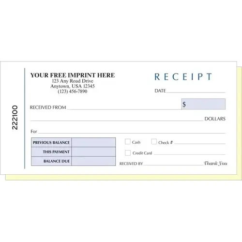Wire-Bound Receipt Book (50-Book) Wire-Bound Receipt Book (50-Book)