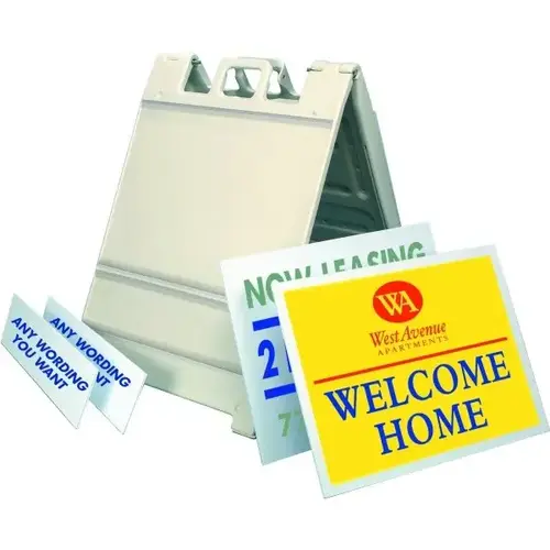 A-Frame Kit Including Rider And 2 Custom Signs A-Frame Kit Including Rider And 2 Custom Signs